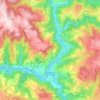 Entraygues-sur-Truyère topographic map, elevation, relief