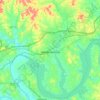 Hendersonville topographic map, elevation, relief