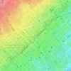 la Dreta de l'Eixample topographic map, elevation, relief