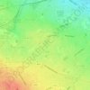 Crumlin topographic map, relief map, elevations map