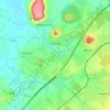 Choiseul topographic map, elevation, relief