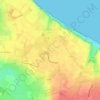 Vierville-sur-Mer topographic map, elevation, relief