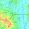 Kadugodi topographic map, relief, elevation