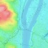 Danube topographic map, elevation, relief
