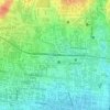 citarum topographic map, elevation, relief