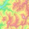 Nanda Devi National Park topographic map, elevation, relief