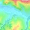 Merghindeal topographic map, elevation, relief