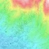 Taman topographic map, elevation, relief