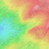 Polleur topographic map, elevation, relief