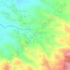 Citarum topographic map, elevation, relief