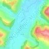 Romita topographic map, elevation, relief