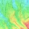 Bogor Botanical Gardens topographic map, elevation, relief