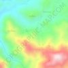 Gunung Padang Megalithic Site topographic map, elevation, relief