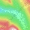 Jorda topographic map, elevation, relief