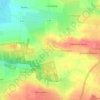 Saint-Just topographic map, elevation, relief