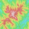 Huangshan topographic map, elevation, relief