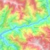 Beas River topographic map, elevation, relief